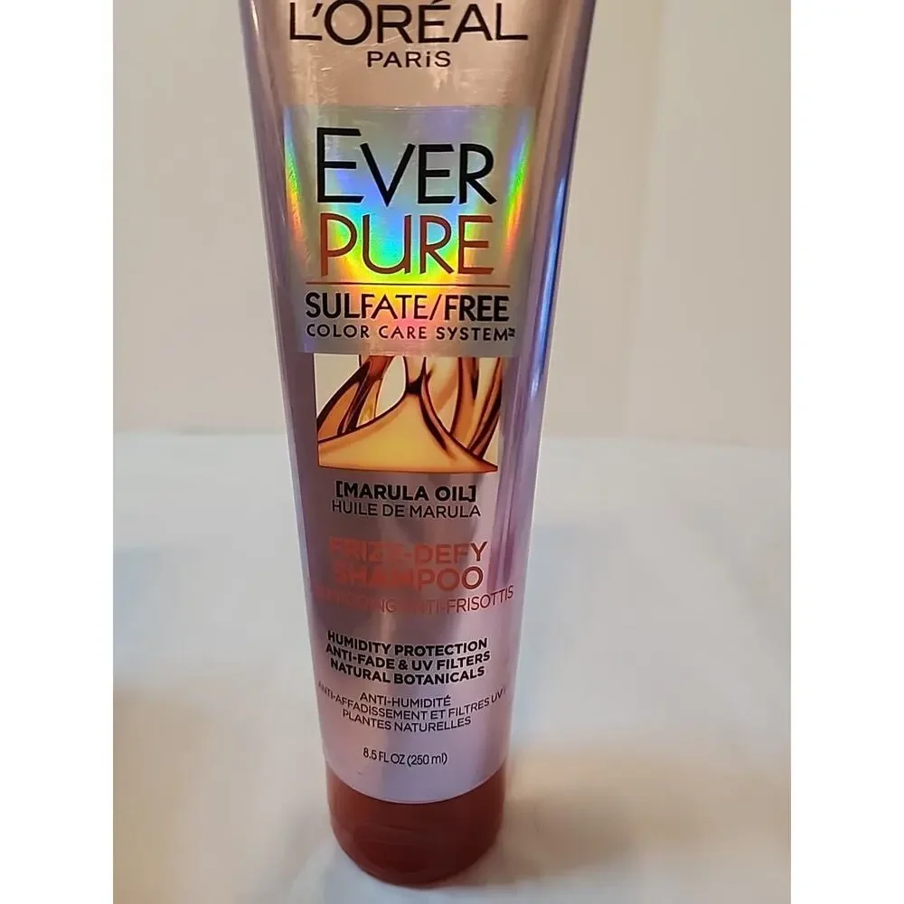L'Oreal Paris EverPure Sulfate Free Frizz Defy Shampoo, 8.5 Fl. Oz.